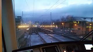 CAB VIEW 207 NET Tram The Forest  Beeston Centre [upl. by Ravilob]