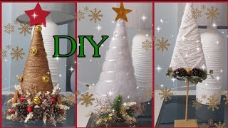 DIY Como hacer arbolitos mini de Navidad 2024  Arbolitos de Navidad  Manualidades de Navidad [upl. by Herzberg]