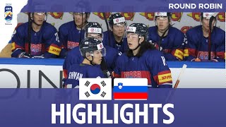 Highlights  Korea vs Slovenia  2024 MensWorlds Division 1A [upl. by Hartley]