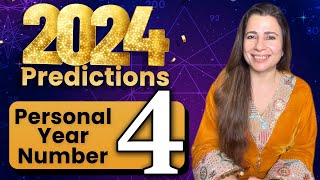 2024 Predictions for Personal Year Number 4  Numerology Insights for 4️⃣  Numerology [upl. by Schreiber]