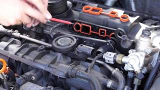 MK5 Golf GTI PCV valve replacement [upl. by Nnednarb]