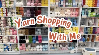 Come Yarn Shopping With Me One Of The Affordable Shop In Singapore 🧶 [upl. by Doughman742]