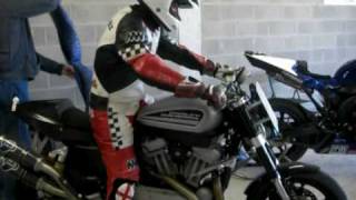 Harley Davidson XR 1200  race ready  test overview  Spain  Mike Spike Edwards [upl. by Tillfourd935]