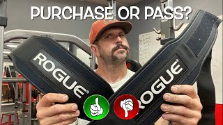 InDepth Review amp Demo of the Rogue Nylon Weightlifting Belt [upl. by Nnahgaem]