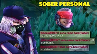 KETIKA SABER TERANGTERANGAN MAU LOCK NATALIA SAYA  NATALIA GAMEPLAY 2024  MLBB [upl. by Anirdnajela]