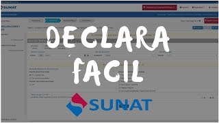 Tutorial Declara Facil Sunat [upl. by Ethel]