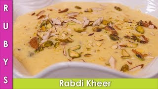 Rabadi Kheer Super Fast Eid al Adha Bakra Eid Recipe in Urdu Hindi  RKK [upl. by Turtle425]