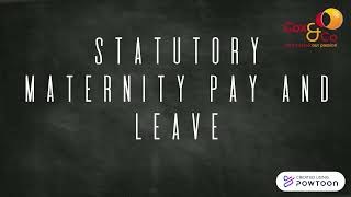 Statutory Maternity Pay and Leave SMP MFJ023 [upl. by Araik]