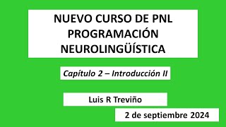 CURSO NUEVO DE PNL PROGRAMACIÓN NEUROLINGüÍSTICA [upl. by Shandee692]