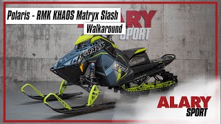 Polaris  RMK KHAOS Matryx Slash 2023  Alary Sport [upl. by Aciretnahs]