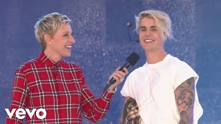 Justin Bieber  What Do You Mean Live From The Ellen Show [upl. by Jillana372]