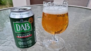 DAB Beer Unboxing 2022 Dortmunder Export Brewed in Germany [upl. by Trina]