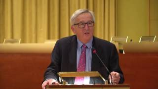 Builders of Europe  Speech by JeanClaude Juncker [upl. by Aicilanna]