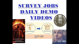 Ormax OTT Survey Just Give a Movie Review amp Get Rs 75 instantly [upl. by Asyla]