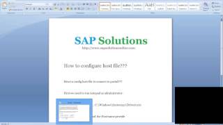 How to Configure Host File [upl. by Gabriell]