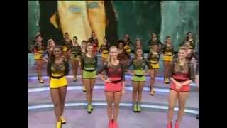 Faustão apresenta bailarinas que participarão da Dança dos Famosos  13052012wmv [upl. by Kalil]