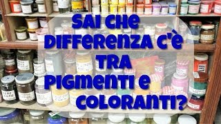 Sai che differenza cè tra pigmenti e coloranti [upl. by Dihahs]