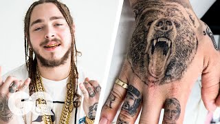 Post Malone Breaks Down His Tattoos  GQ [upl. by Avirt534]