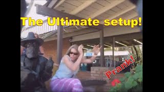 Statue prank hilarious screams and laughter [upl. by Lonnard]