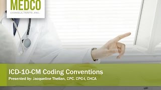 ICD10CM Coding Conventions [upl. by Lleroj995]