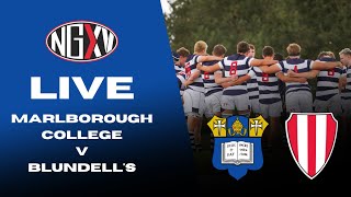 LIVE RUGBY MARLBOROUGH COLLEGE V BLUNDELLS  U18 SCHOOLS CUP QUARTER FINAL [upl. by Nnylirehs661]