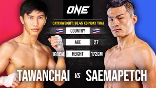 NEXTLEVEL 🤯 Tawanchai vs Saemapetch  Muay Thai Fight Replay [upl. by Stacia]