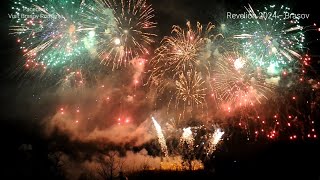 Artificii Revelion 2024  Brasov Happy New Year 2024 [upl. by Knox]