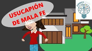 USUCAPIÓN DE MALA FE  PRESCRIPCIÓN POSITIVA  EJEMPLOS [upl. by Thapa596]