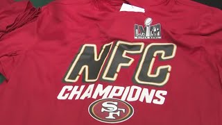 49ers roll out Super Bowl merchandise after big NFC Championship win [upl. by Birecree541]