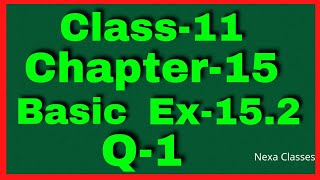 Ex152 Q1 Class 11 Statistics NCERT Math  Q1 Ex 152 Class 11 Math Class 11 Math Ex 152 Q1 [upl. by Torbert]