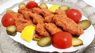 EASIEST WAY TO MAKE TURKISH ÇIG CHI KOFTE [upl. by Harvard]