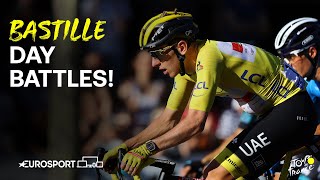 Great Bastille Day Victories 🙌 Tour De France 🇫🇷  Eurosport Cycling [upl. by Cairistiona329]