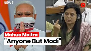 Mahua Moitra Speech TMCs MP Criticizes Centres Response To Manipur  Parliament [upl. by Suiluj]