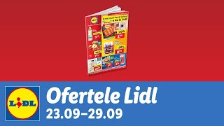 Ofertele saptamanii la Lidl • 23  29 Septembrie 2024 [upl. by Eibot696]