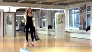 Walking on HighHeels Before  After CatwalkCoach [upl. by Ernesta]