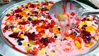 Sago recipes for dessert  Ramadan special sago fruit chat  Sabunada new style [upl. by Christophe]