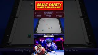 Great Safety To Get Ball In Hand 9ball usopenpool [upl. by Ahtreb]