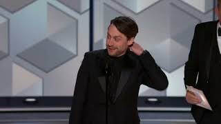 Kieran Culkin Wins Best Television Male Actor – Drama Series I 81st Annual Golden Globes [upl. by Breana]