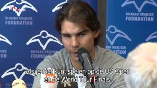 Rafael Nadal  Interview in Rotterdam [upl. by Norabel]