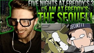 Vapor Reacts 165  FNAF ANIMATION quot5 AM at Freddys The Sequelquot by PieMations REACTION [upl. by Leiand]