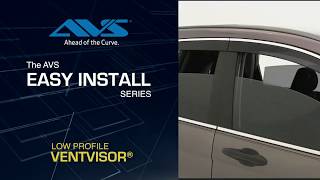 AVS Low Profile Ventvisor® Installation [upl. by Ahselaf]