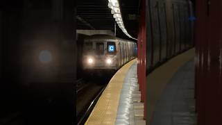 R46 C Train arriving at Utica Avenue [upl. by Seldun]