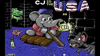 CJ In The USA Review for the Commodore 64 by John Gage [upl. by Koblick]