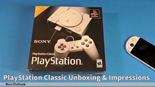 PlayStation Classic Unboxing amp Impressions [upl. by Atniuq]