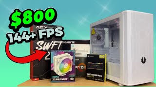 The BEST BRAND NEW 800 Gaming PC You Can Build Using Only Amazon [upl. by Naeroled]