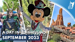 📅 A Day in Disneyland Paris September 2023 [upl. by Lari]