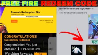 Ff New Redeem Code Today 31July  Ff New Redeem Code Aagaya Hai 31 July jkultrabot freefire [upl. by Perce]