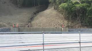 Kaikōura Earthquake rebuild – SH1 North Debris Bridge – October 2017 [upl. by Onibla]