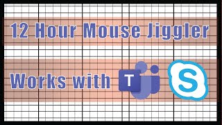 Mouse Jiggler 12 Hours ALMOST  Keep your Computer Awake [upl. by Nomyad]