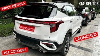 2023 Kia Seltos All Variants Price Details and Colours  Kia Seltos Facelift 2023 Price  Kia Seltos [upl. by Bleier413]